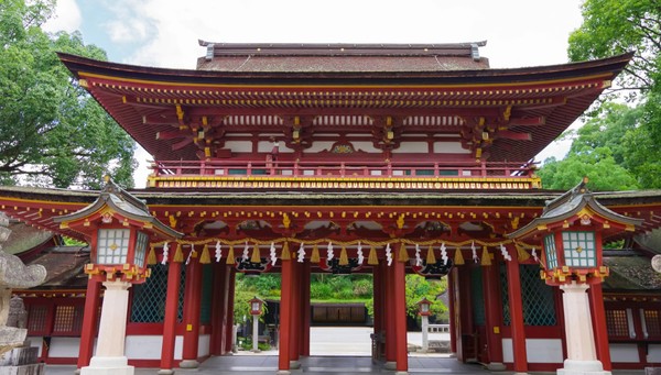 The gate of the Dazaifu Tenmangu shrine